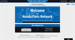 Desktop Screenshot of hondapartsnetwork.com